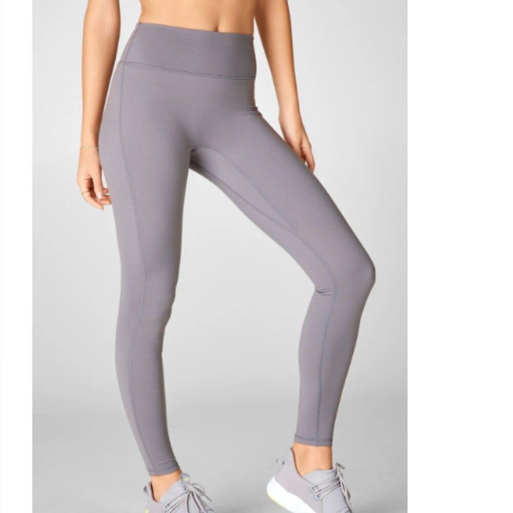 Fabletics Size Large Quarry Gray Trinity Motion 3… - image 1